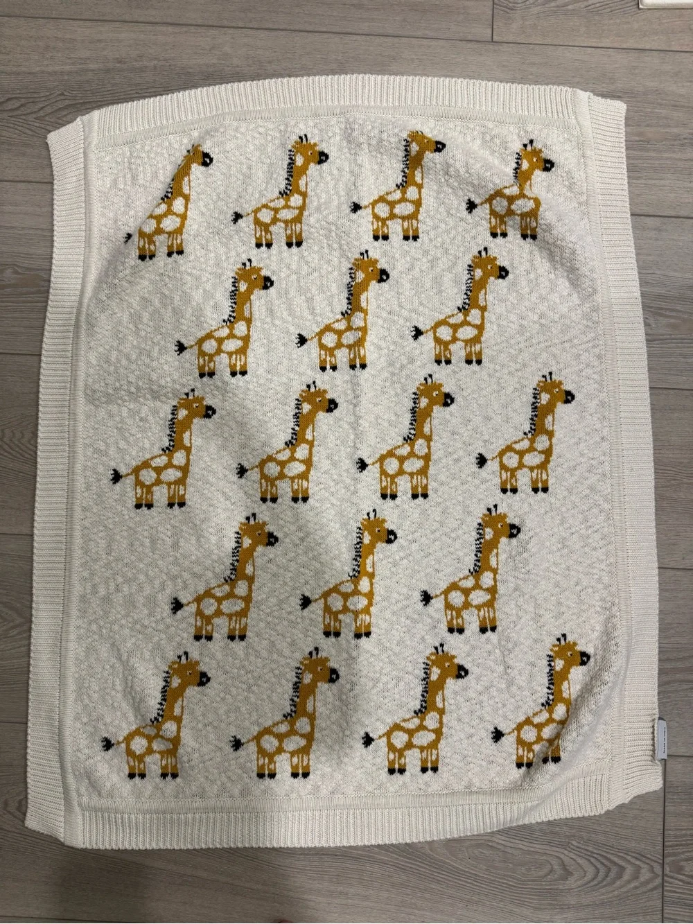 Nursery Giraffe Blanket Decor